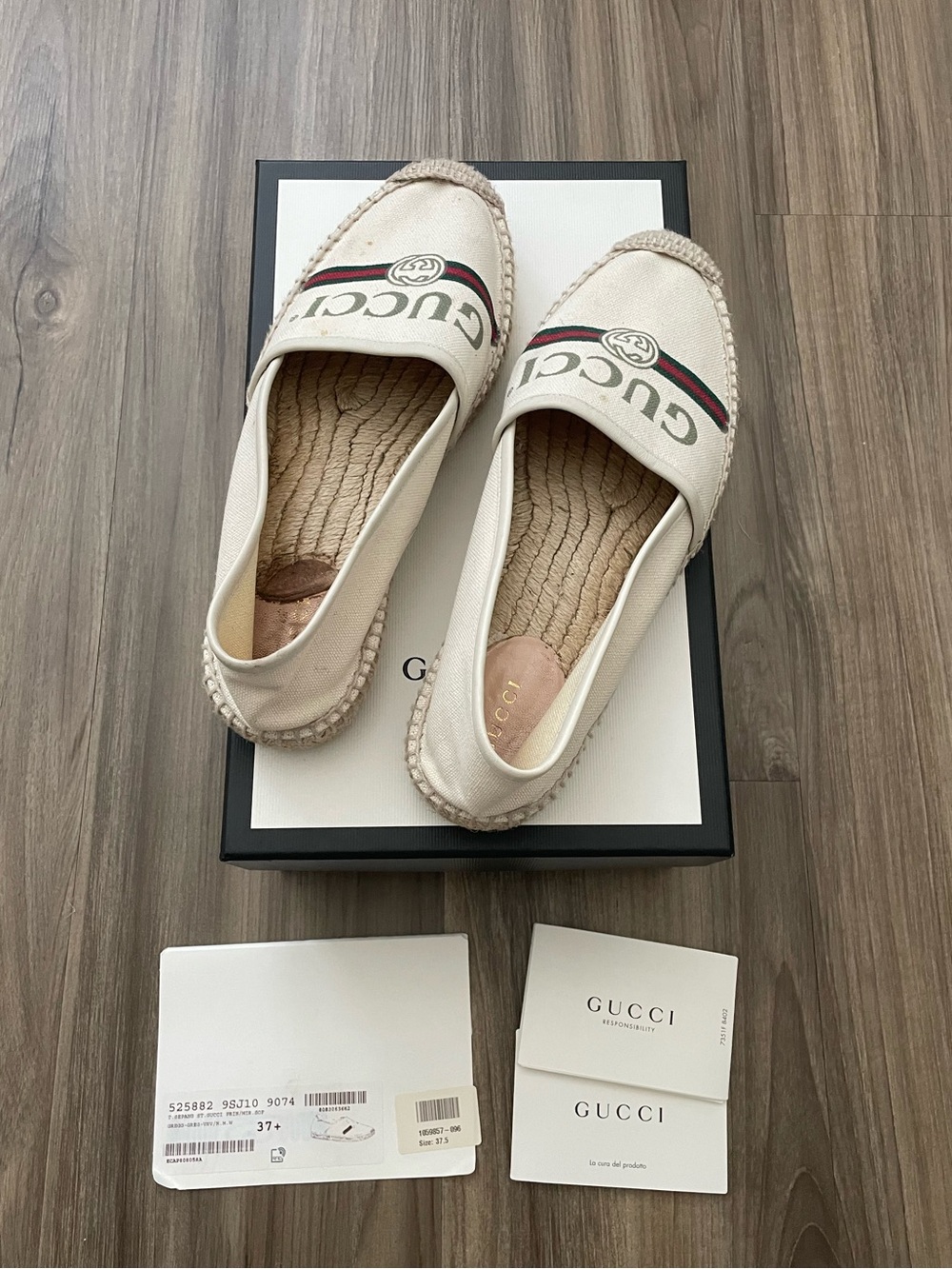Gucci Espadrille flats